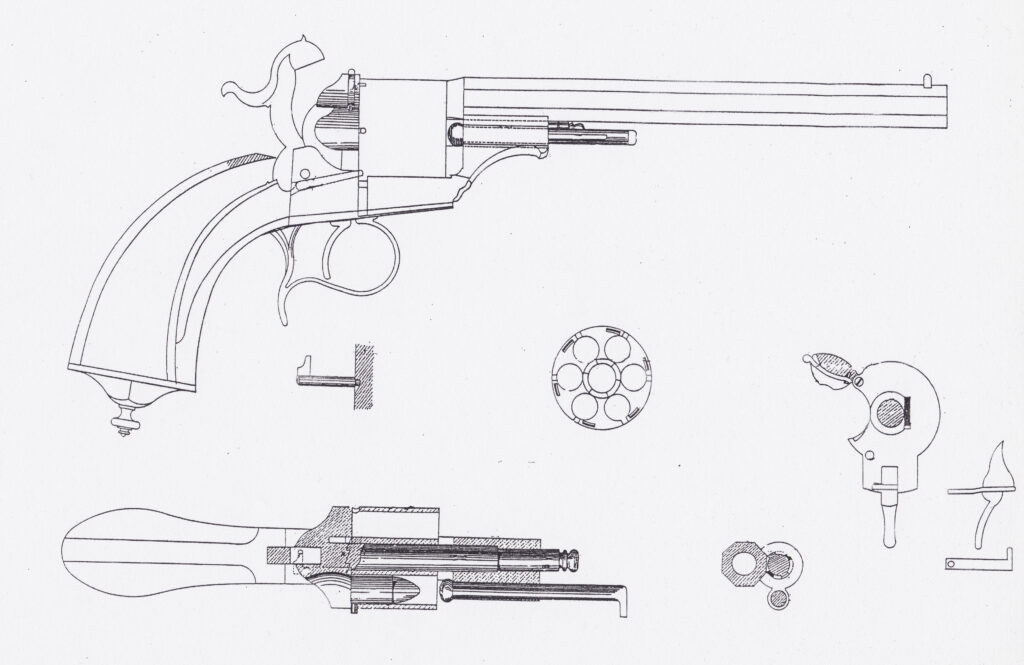 Model 1854 patent drawing