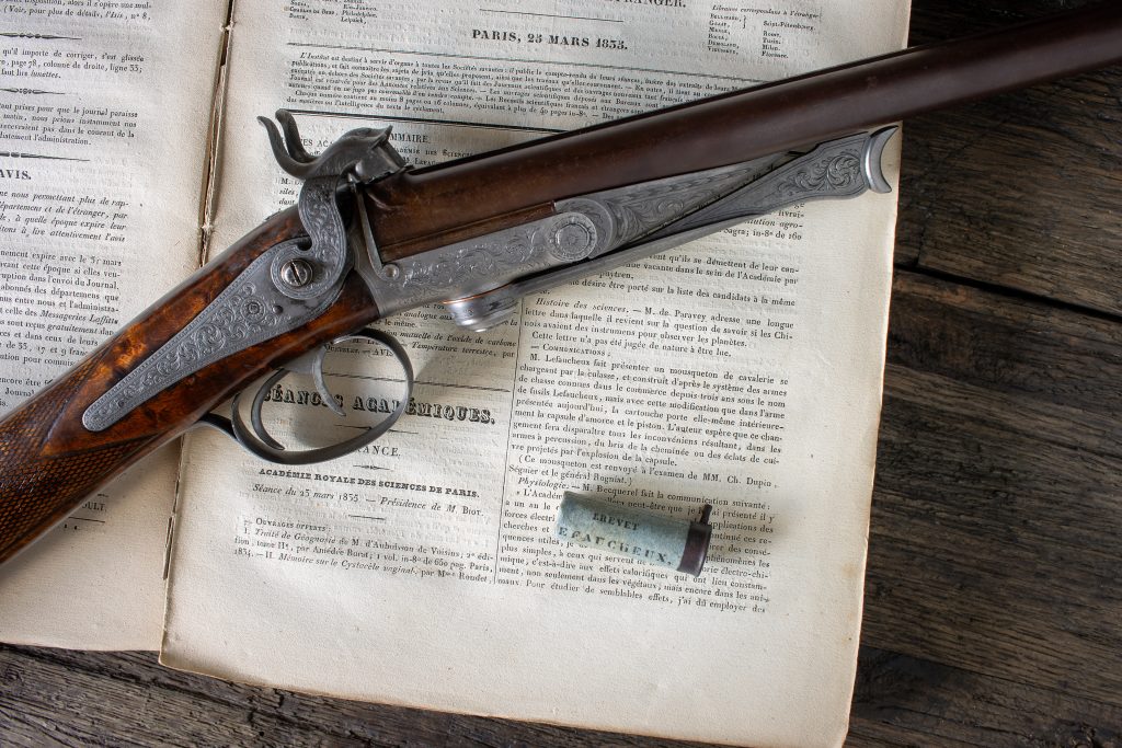 The First Printed Reference to Casimir Lefaucheux’s Pinfire Cartridge (1835)