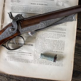 The First Printed Reference to Casimir Lefaucheux’s Pinfire Cartridge (1835)