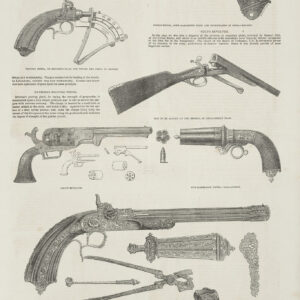 1851 Illustrated London News Excerpt: Crystal Palace Exhibition Firearms Showcase