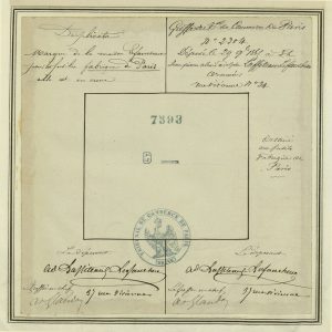 Jean Pierre Alexis Adolphe Laffiteau's Lefaucheux Trademark Certificates