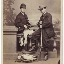 Display of Success: Two Hunters and Their British Pinfire Shotguns