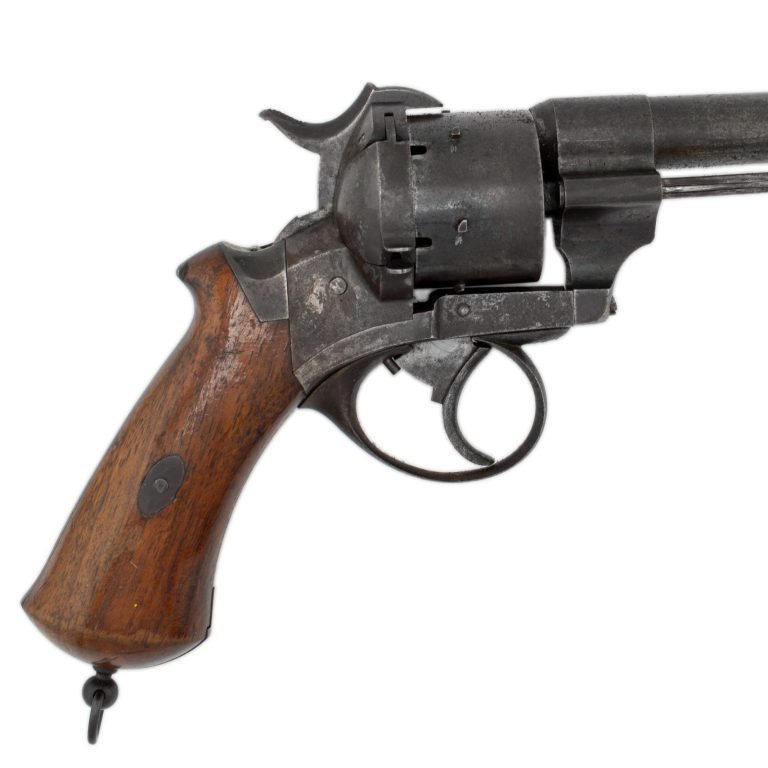 Eugène Lefaucheux Model 1862 “Triple Action” Revolver with Patent No. 55,784 Mechanism (12mm Pinfire)