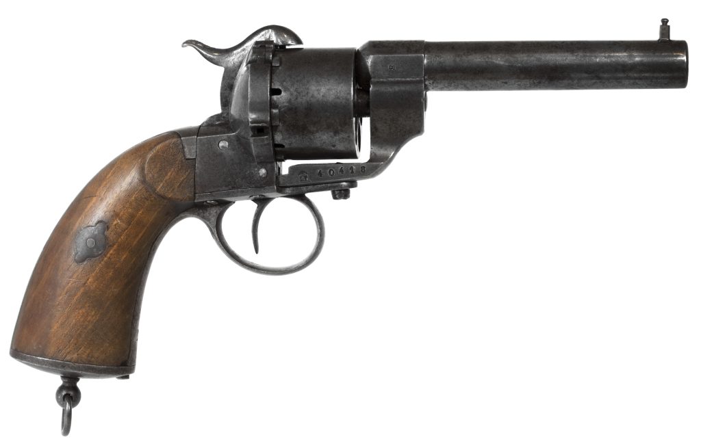 Italian Carabinieri Lefaucheux Model 1854 “Corto” Pinfire Revolver